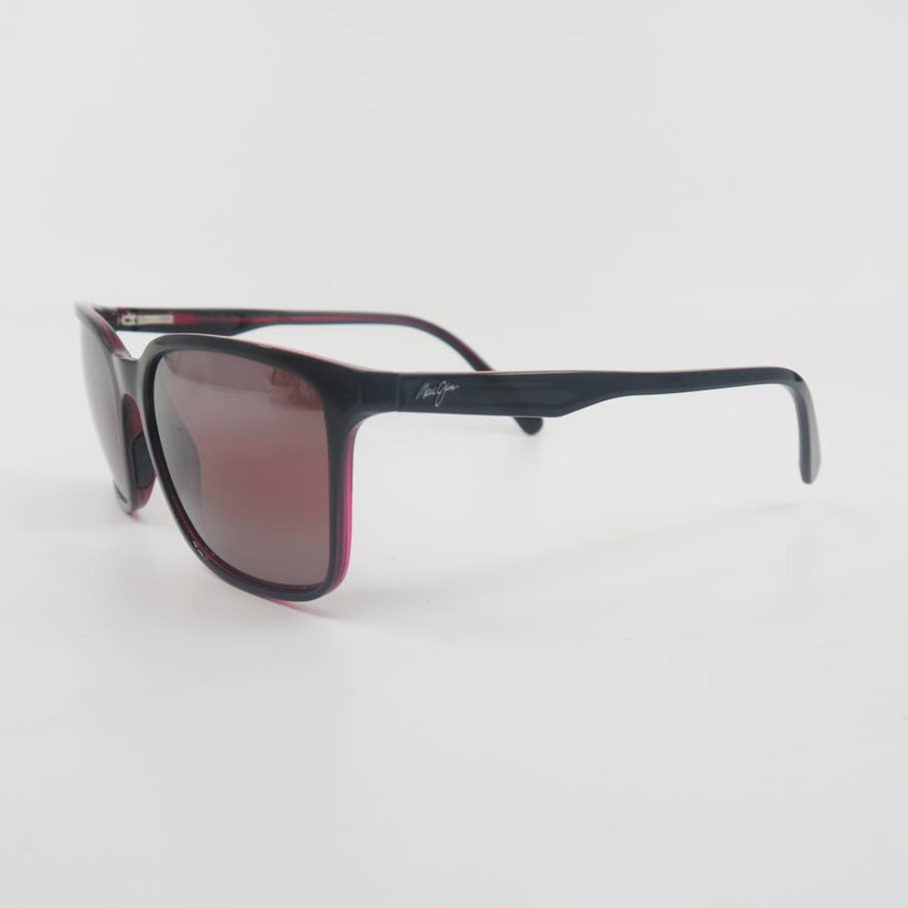 Maui Jim MJ 756-02MR WILD COAST Black /Red Polarized Sunglasses Pre-owned - Picture 2 of 7